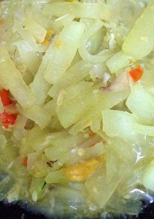 Foto resep Tumis kulit semangka kuning🍉