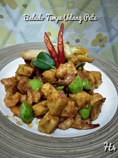 Foto resep Balado Tempe Udang Pete