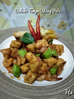 Foto resep Balado Tempe Udang Pete