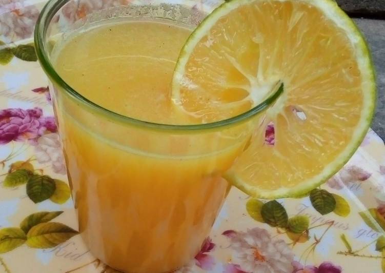 Step-by-Step Guide to Prepare Homemade Pineapples and orange juice