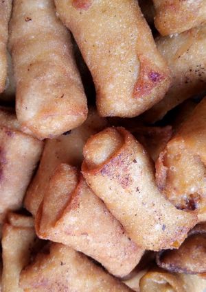 Spring roll food folio ainihin hoton girkin