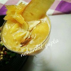 Apple and orange smoothie A picture of Apple and orange smoothie.