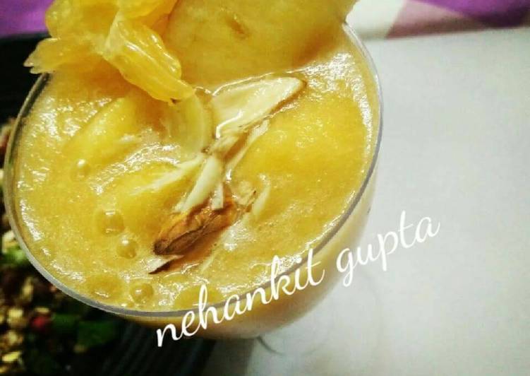 Recipe of Ultimate Apple and orange smoothie