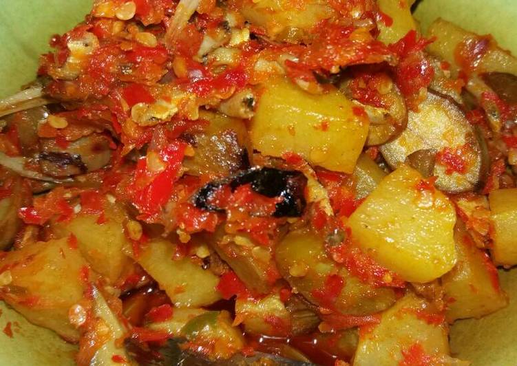 Balado jengkol kentang teri