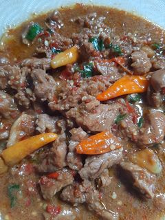 Foto resep Oseng mercon daging sapi