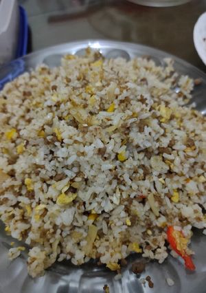 Foto resep Nasi Goreng Putih Daging Cincang