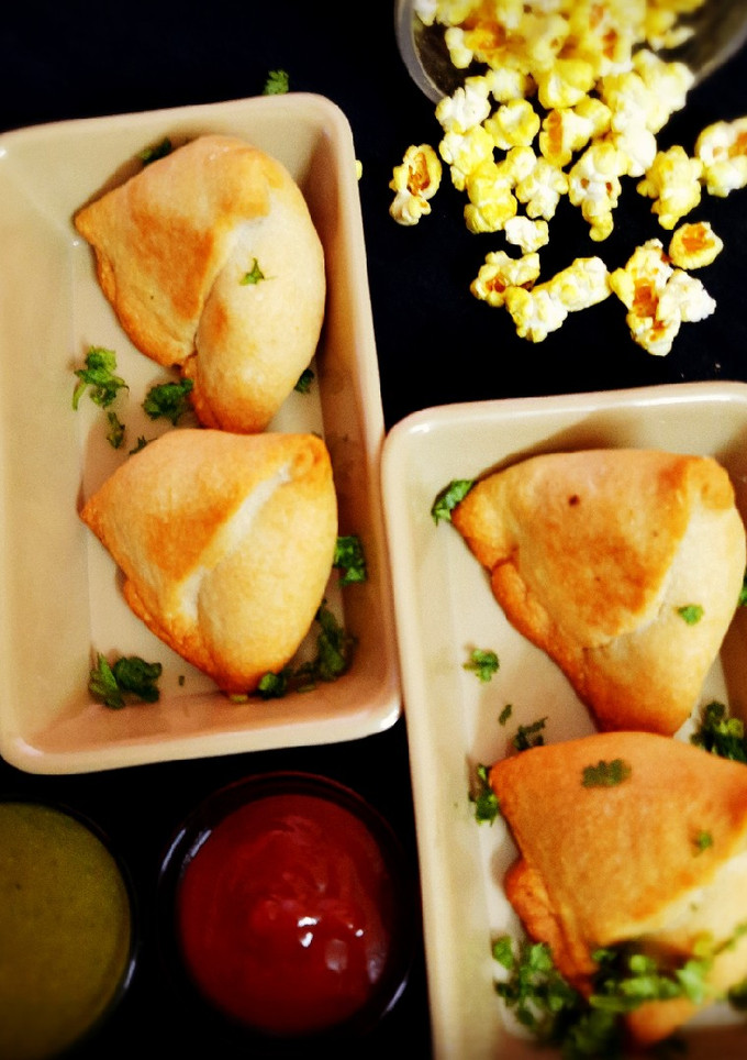 பேக்டு சமோசா செய்முறை முக்கிய புகைப்படம்