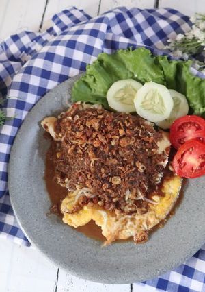 Foto resep Tahu bumbu pkek telur