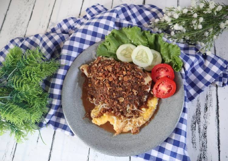 Resep Tahu bumbu pkek telur Anti Gagal