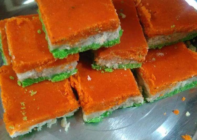 Simple Way to Prepare Homemade Tricolour burffi