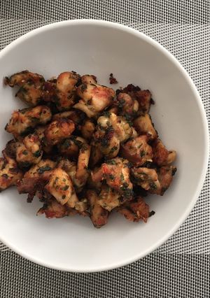 A picture of Coriander fried chicken (Ayam goreng bumbu ketumbar).