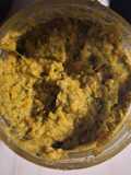 Oatmeal porridge with celery and carrots