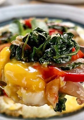 Foto resep Telur ceplok kemangi