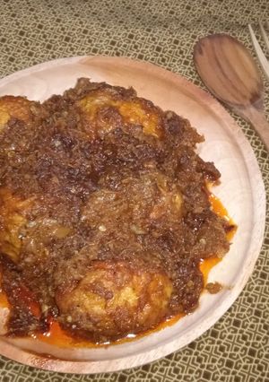 Foto resep Rendang telur