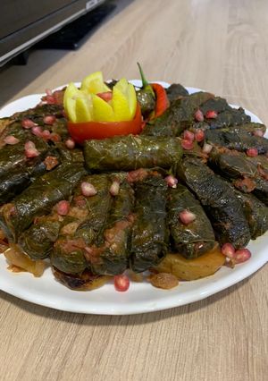 صورة لوصفة محشي ورق عنب (يالنجي)