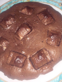 Una foto de Brownie de kitkat