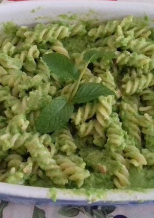 Foto di Fusilli al pesto di piselli