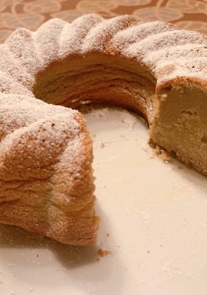 Una foto de Torta húmeda de banana