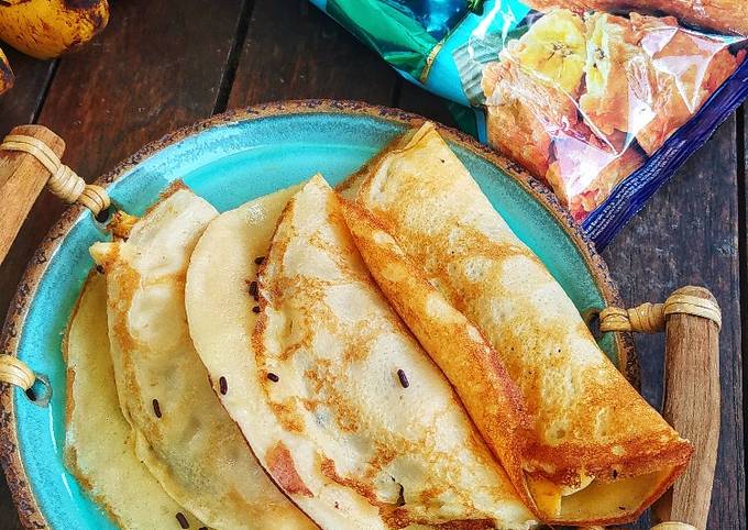 Resep Pisang Crepes Cokelat Resep Pisang Crepes Cokelat