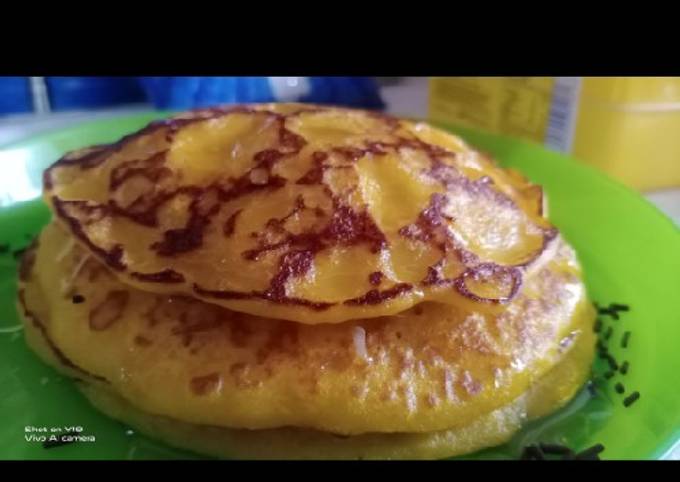 Resep #028 Pancake Labu Kuning