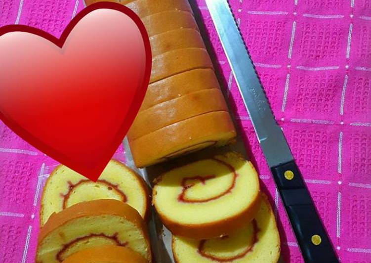 Bolu gulung ala wafiq dan mama