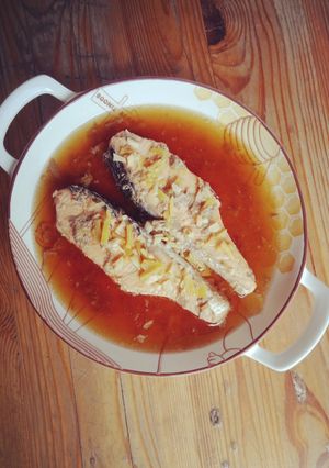 Foto resep Ikan Salmon Kukus / Tim Ikan Salmon