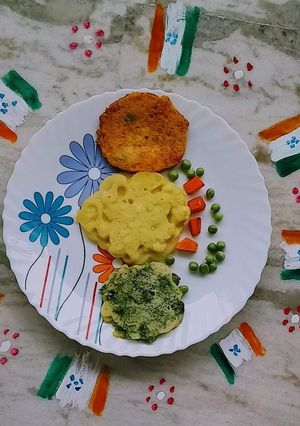 তিরঙ্গা প্যানকেক(tiranga pancake recipe in Bengali) রেসিপির প্রধান ছবি