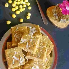 A picture of Roasted Gram Burfi.