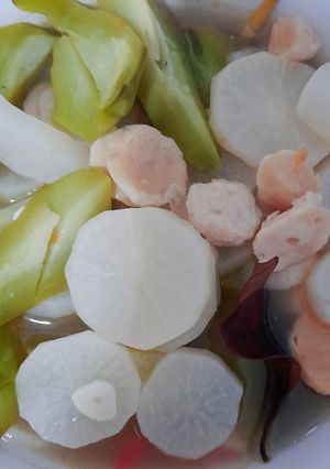 Foto resep Sayur bening (Lobak dan Jipang)