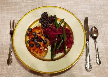 New Recipe Purple Up Cabbage and Green Beans Home Style