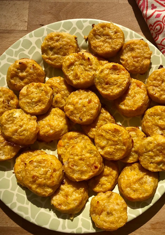 Una foto de Mini-croquetas de repollo y calabaza
