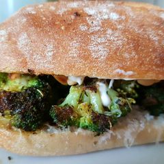 A picture of Mediterranean Broccoli Sandwich.
