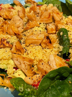 Una foto de Ensalada de cous cous vegana