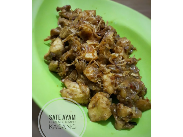 Cara Memasak Sate Goreng Bumbu Kacang (resep simple) Enak