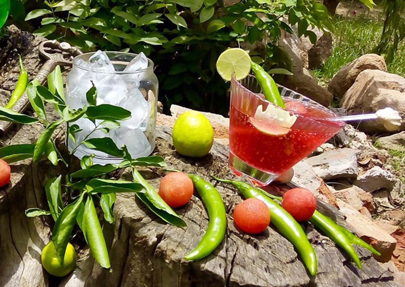 Watermelon chilli Mojito