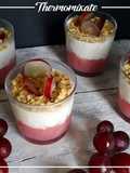 Bavaroise de roquefort, uvas y nueces con Thermomix (en vasitos)