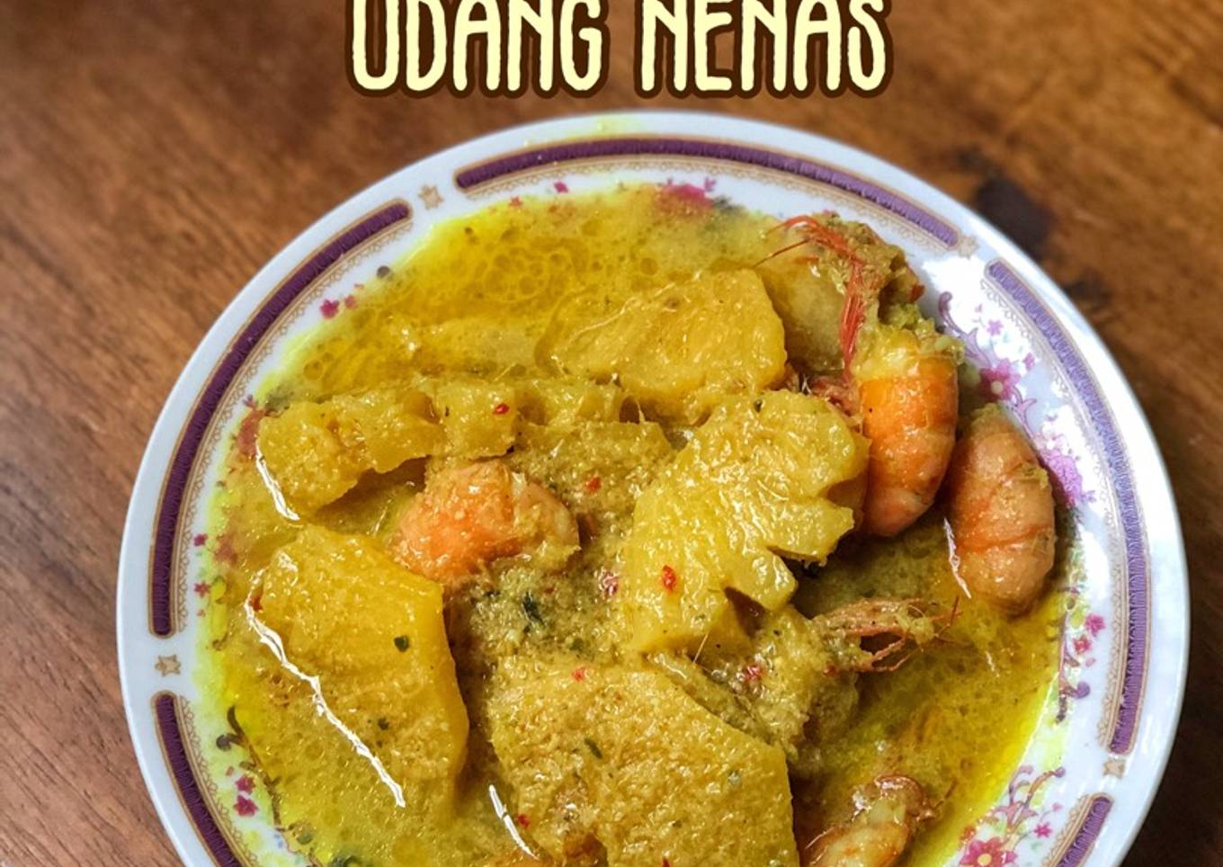 Resepi Gulai Lemak Udang Nenas yang Memang Lazat dan Ringkas  Resepi