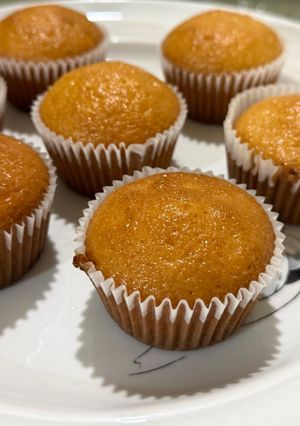 صورة لوصفة كب كيك هش (نشا الذرة)