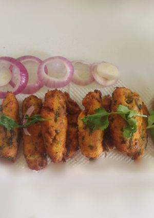A picture of Dahi alu cutlet.