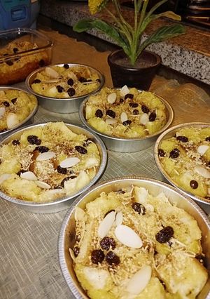 Foto resep Bread pudding (pudding roti tawar)