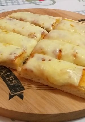 Una foto de Pizza en casa