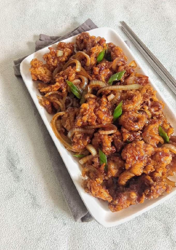 Foto resep Cumi Goreng Tepung Saus Mentega