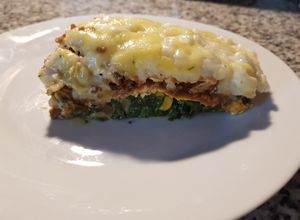 Una foto de Lasagna de verduras