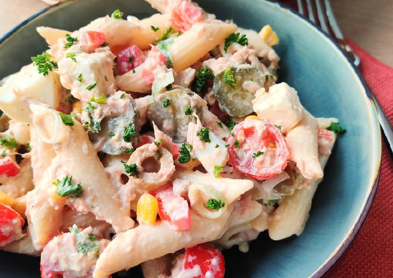 Salade de pâtes aux légumes