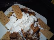 A picture of chocolate graham cracker