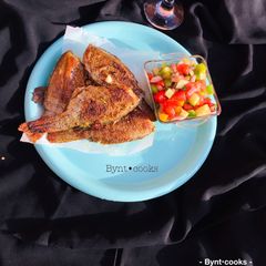 A picture of Pan grilled fish.