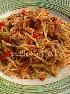 Foto resep Spaghetti Aglio Olio with Tuna