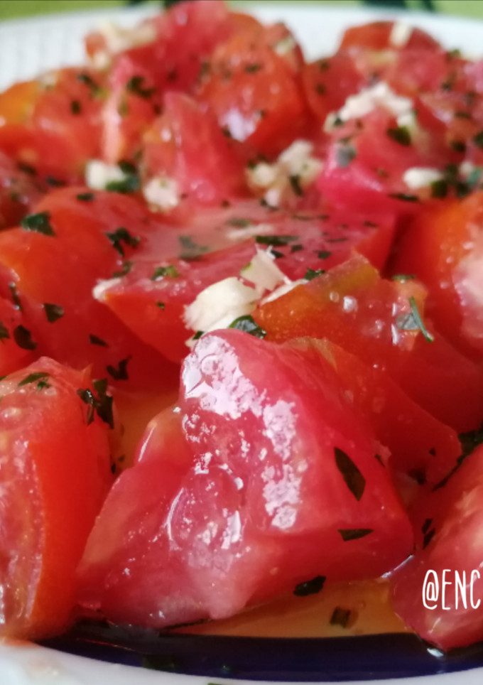 Una foto de Ensalada de tomate de El Perelló