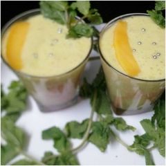 Mango mint cooler A picture of Mango mint cooler.