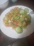 Ensalada con queso majorero y manises